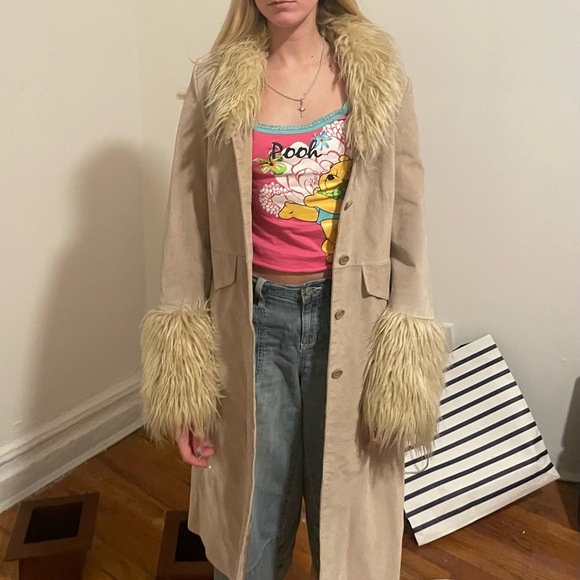 Vintage Faux Fur Coat - Picture 1 of 4